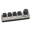 USB Mini 4 Key Keypad with Knob Blue Switch RGB