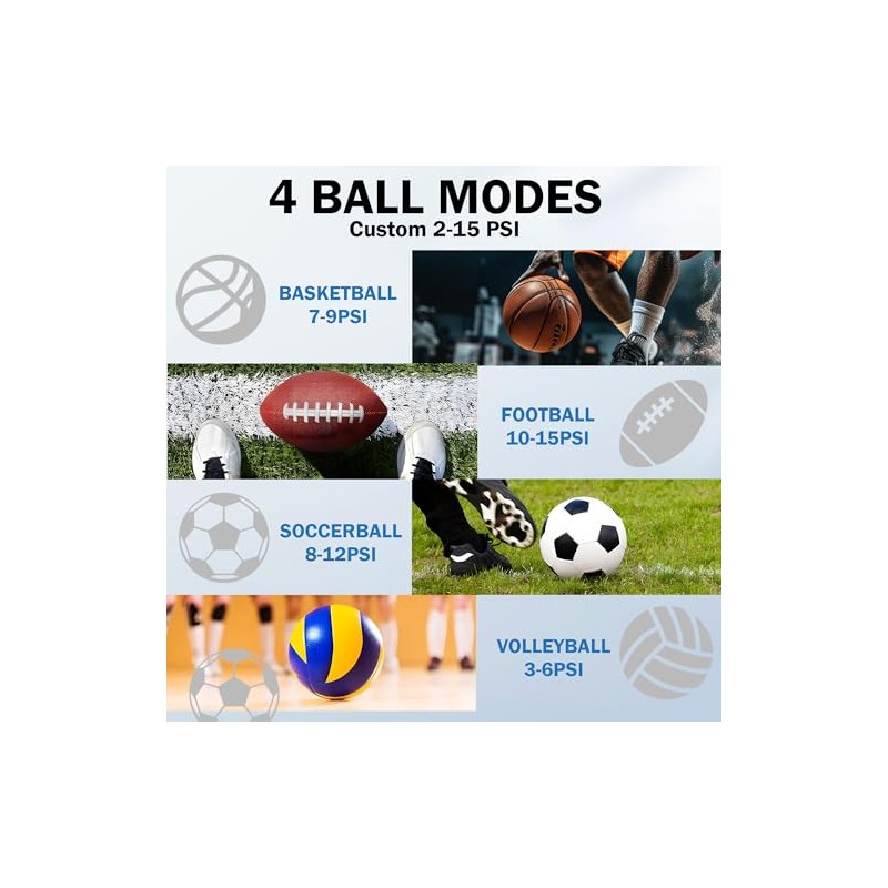 Z10 Electric Ball Pump - Fast & Portable Inflator for