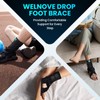 Welnove Upgraded Drop Foot Brace – Adjustable Lightweight AFO Support