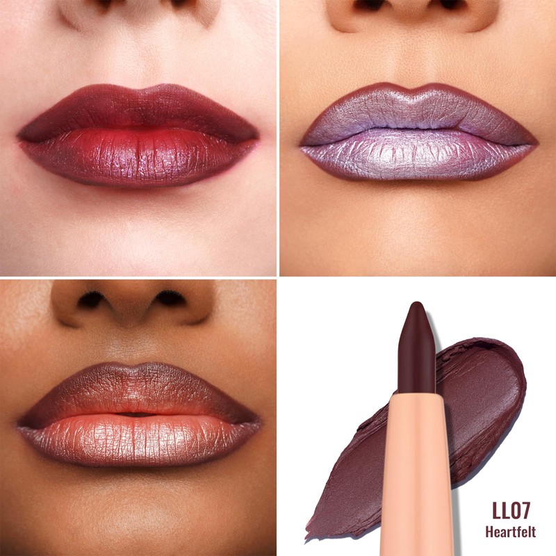 Oulac Matte Plummy Brown Lipliner Pencil Waterproof - Smooth and