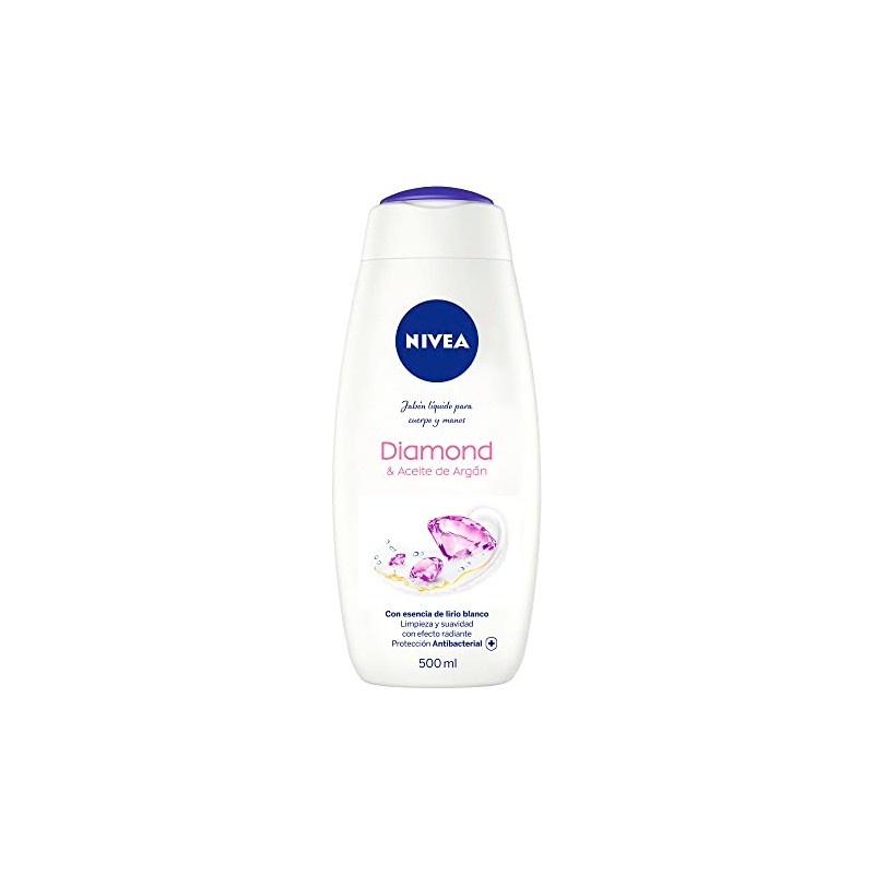 NIVEA Shower Jabón Líquido para Cuerpo Diamond Touch, 500 ml