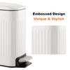 TrashAid Slim Bathroom Trash Can with Lid Soft Close, 6
