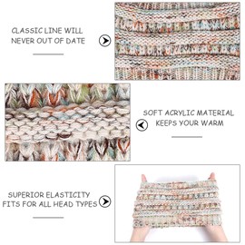 WharFlag Womens Beanie Hats - Women Winter Warm Headband Hat Stretchy Knitted Headwear Soft Horsetail Messy Bun Hats
