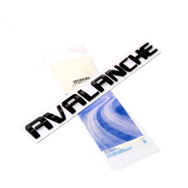 Yoaoo 2Pack OEM Chrome Avalanche Nameplate Emblems Letter Badge Compatible with 2007-2019 Avalanche Glossy Shiny