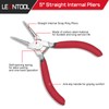LEONTOOL Internal Snap Ring Pliers with Straight Jaw Lock Ring