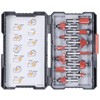 kwb 757295 teiliger Oberfräser Satz m. 8-mm Schaft, Hartmetall, div.