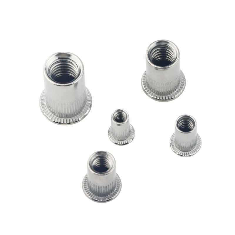 GCESSOIRY 240PCS Stainless Steel Rivet Nuts Kit, SAE UNC Threaded