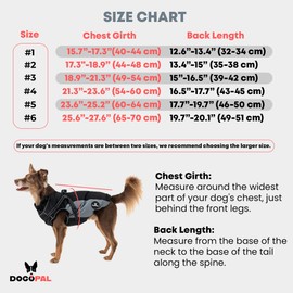 DOGOPAL Dog Raincoat with Built-in Harness - Waterproof Dog Coat - Reflective Rain Jacket for Small and Large Dogs - High Visibility, Windproof (Grey, #2)