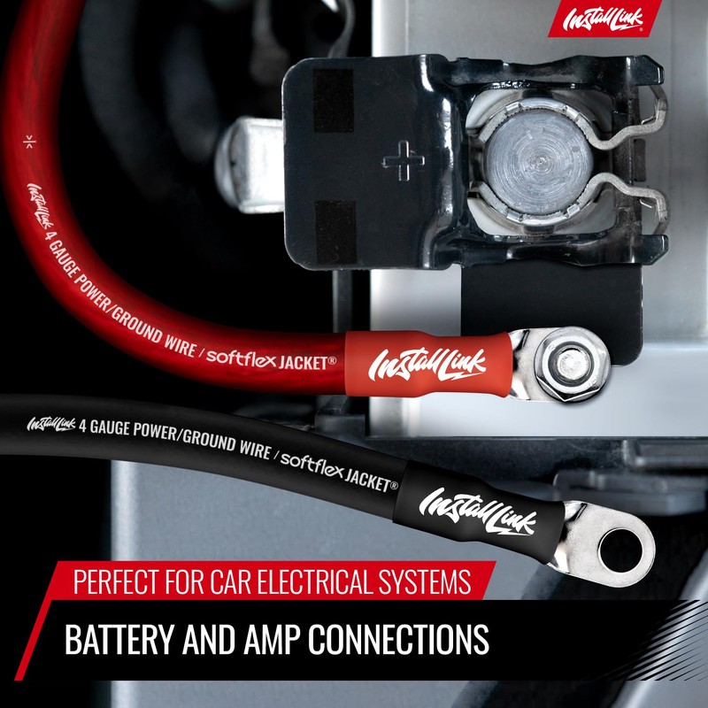 Install Link 4 AWG Gauge Power or Ground Wire Cable