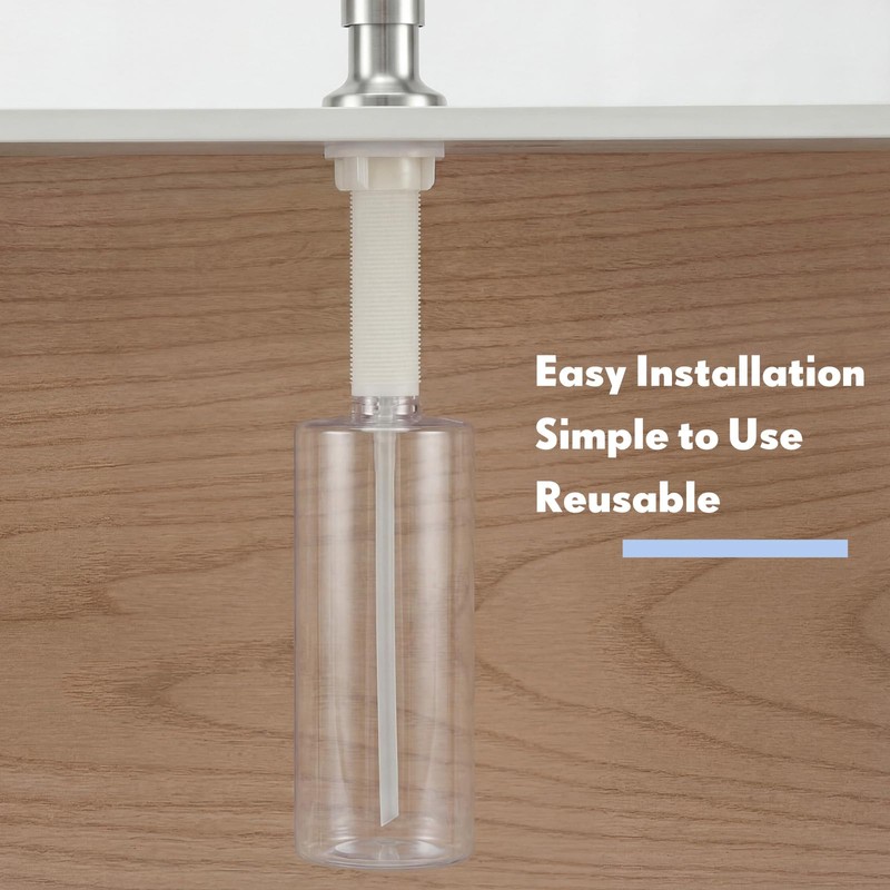 Singhoow Updated Soap Dispenser Bottle for Kitchen Sink Replacement 500