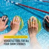 Finis ISO - Pala de Entrenamiento para natación, Color Negro