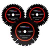 3 x 165mm Dia Plunge Saw Blades 24 & 48