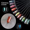 Nail Colour Display" Clear Nail Swatch Sticks, Salon Nail Display