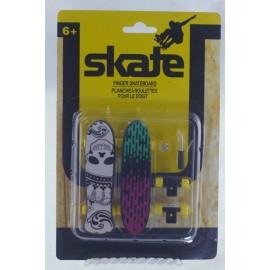 SKATE FINGER BOARDS SKATEBOARD 2 COMBO PACK WITH TOOL MULTI COLOR