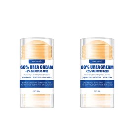 60 Urea Foot Cream - Heel Balm Foot Cream for Cracked Heels and Dry Skin - Urea Cream for Very Dry Feet and Hands - blue 2PCS