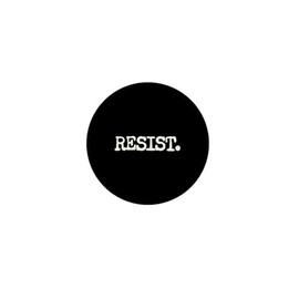 CafePress RESIST. 1" Round Mini Button