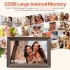 Frameo 10.1" Digital Picture Frame with 32GB Memory Wood WiFi