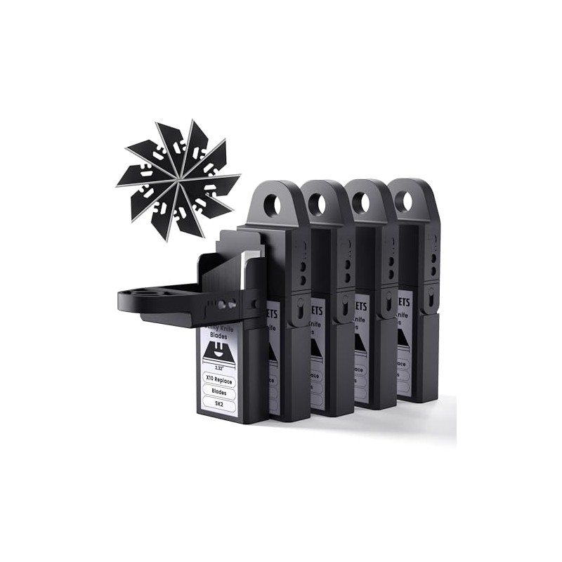 KAIWEETS Replacement Blades for KUF01 Utility Knife and Scraper, 50pcs