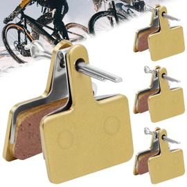 Bicycle Brake Pads for Shimano Brake Pads Sintered B01S B03S B05S Deore XT MT200 UM-8VR0a 4 Pairs Bicycle Brake Pads Disc Brake Pads for Tektro Brake Pads E10.11 Auriga MD-M280