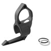TAODAN Nylon Flashlight Carrying Ring with Aluminum Ring Rubber Ring