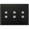 Classic Accents Painted Stamped Steel Switch Plates - (3 Gang