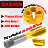 9/16-18 UNF Tap and Die Set for Metal,M2 HSS Thread