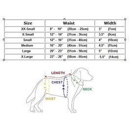 FunnyDogClothes Dog Diaper for Male Belly Band Reusable Washable Neoprene for Small and Big Large Dogs (XL: Waist 23" - 26", Blue)