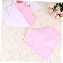 Alasum 4pcs Baby Feeding Towel Small Handkerchief Cotton Towels Saliva Towels Organic Nursing Towel Newborn Pink