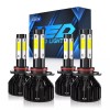 AUIMSOCO 4x 9005 9006 LED Combo Headlight Bulbs High Low