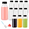 YBCPACK 12 Pack 12oz（350ml） Heat-Resistant Reusable Plastic Juice Bottles With