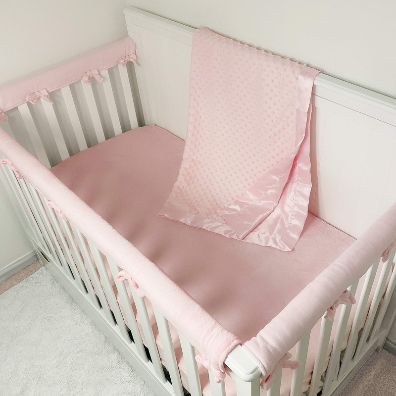 American Baby Company Heavenly Soft Chenille Crib Sheet, Pink