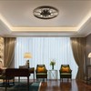Ceiling Light Fixture Flush Mount Ceiling Lamp Black Farmhouse Chandelier