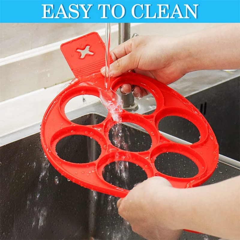 Nonstick Pancake Molds Ring Silicone Fried Egg Mould Reusable Pancake