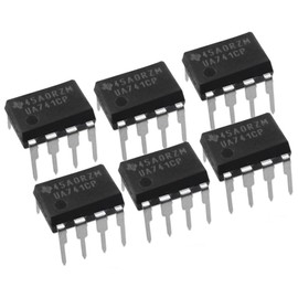Texas Instruments ((50 Pieces)) UA741CP IC OPAMP GP 1MHZ SGL LP 8DIP 741 UA741, IC OPAMP GP 1MHZ 8DIP, Linear - Amplifiers - Instrumentation, OP Amps, Buffer Amps