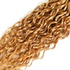 HeioWuio Honey Blonde Human Hair Bundles Deep Wave Hair Extensions
