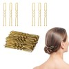 OWITER 50 PCS U Shaped Hair Pins for Bun，6cm/2.4Inches Hair