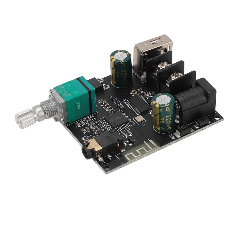 Bluetooth 5.1 Amplifier Board, DC 9-24V Mono Audio Amp Board,