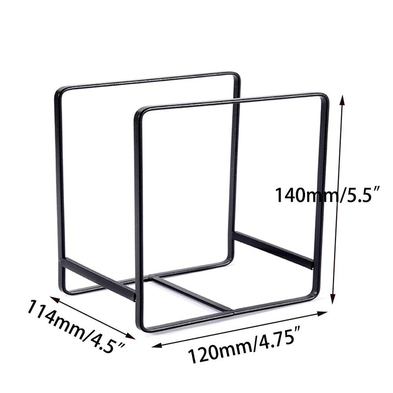 MINGFANITY 2PCS Plate Holders Organizer, Metal Dish Storage Dying Display