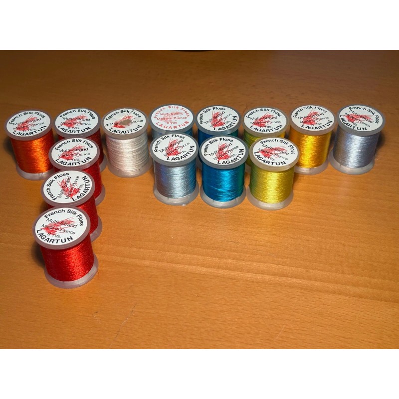 Lagartun French Silk Floss - Red