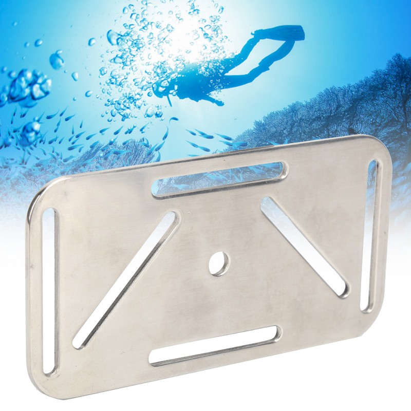 Diving Stainless Steel Weight Belt Keeper Buckle Adjustable Weight Webbing