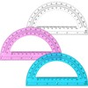 Zonon 3 Pack 6 Inch Plastic Protractor Christian Charity Donation