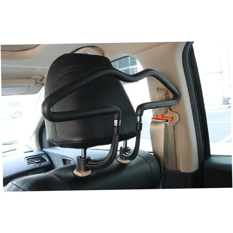 Percha de Metal para abrigos de coche, reposacabezas asiento coche,