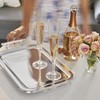 MARIPOSA Bellini Flutes 2 Gift Box Handblown Champagne Set, One