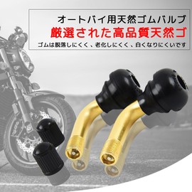 DEVENTORZ Tire Air Valve, Motorcycle Tire Valve, Set of 6, L-Shaped, Chew Wheel Valve, Repair, Tire Parts, Motorcycle Tire Supplies