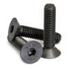 MonsterBolts - M8 x 10mm Flat Head Socket Cap Screws, DIN 7991, Alloy Steel, Black Oxide, 10 Pack