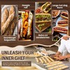 Pavsrmy Baguette Bread Pan, Premium Nonstick Perforated Baguette Pan for