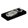 Keyring with Heart Cut-Out and Engraving "Bester Papa der Welt"