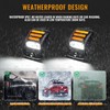 Gempro Amber OLED Neon Tube LED License Plate Light Tag