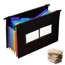 Filing Cabinet Suspensions Files, Concertina Pockets Multi-Color Tabs, for Posting Mailing Home Office and Ecommerce Peel and Seal, Folders for Paperwork a4 Office School Home Organization