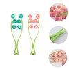 Healeved 2pcs Facial Roller Massagers Slimming Tools for Cheeks Neck